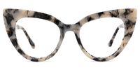 Shawana - Cat Eye Pattern Eyeglasses | Vooglam Angle View