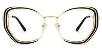 Golacka - Butterfly Black Eyeglasses | Vooglam Angle View