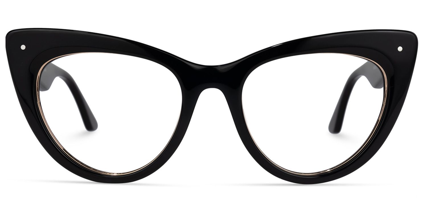 Akua - Cat Eye Black Eyeglasses product detail 2