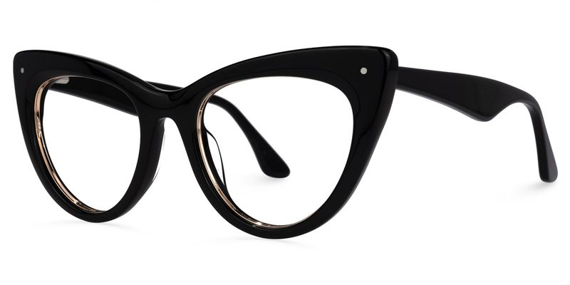 Akua - Cat Eye Black Eyeglasses - 2