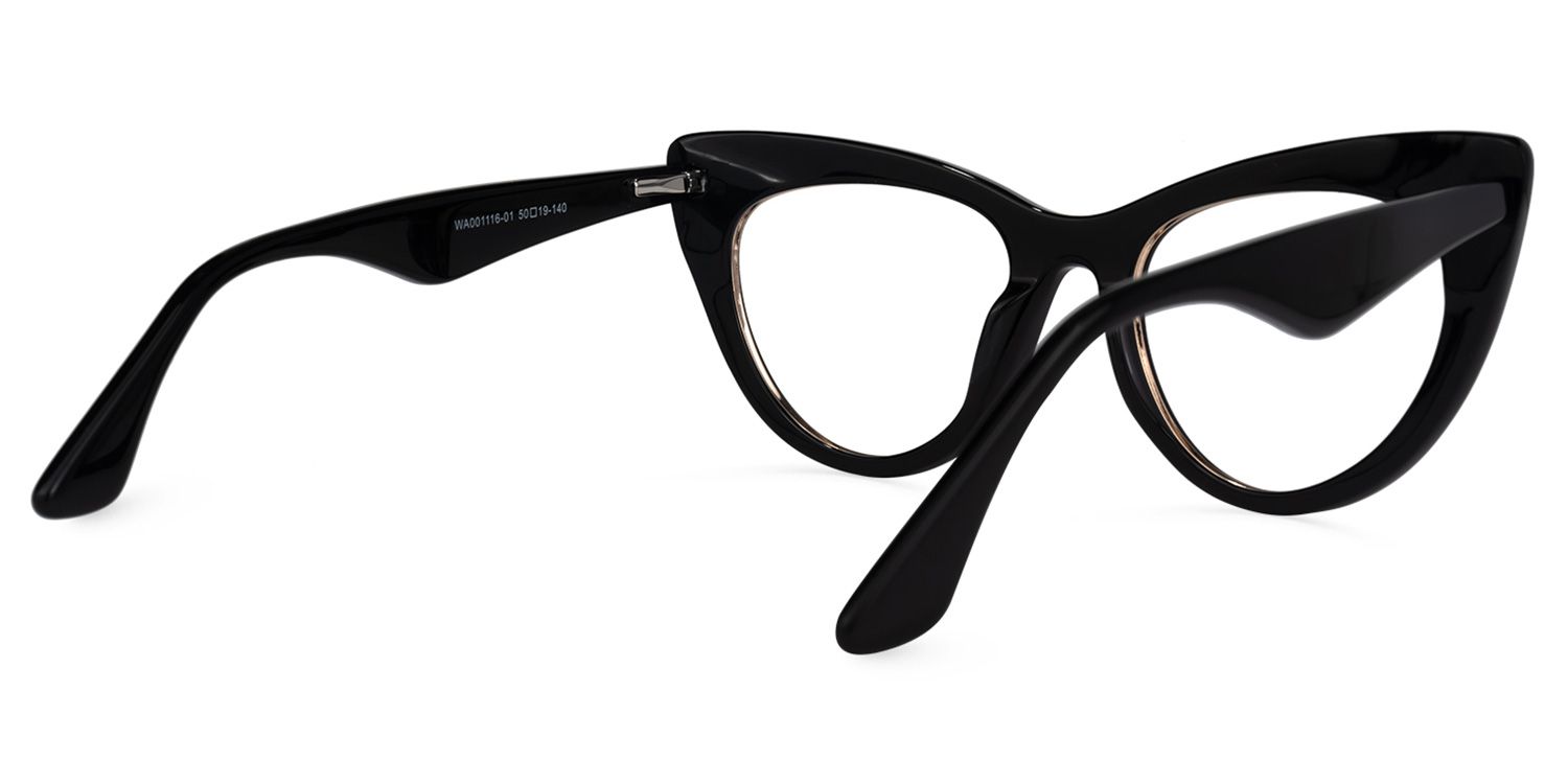 Akua - Cat Eye Black Eyeglasses product detail 3