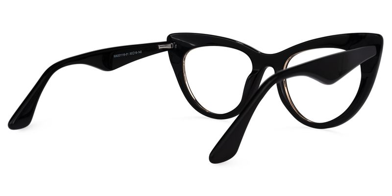 Akua - Cat Eye Black Eyeglasses - 3