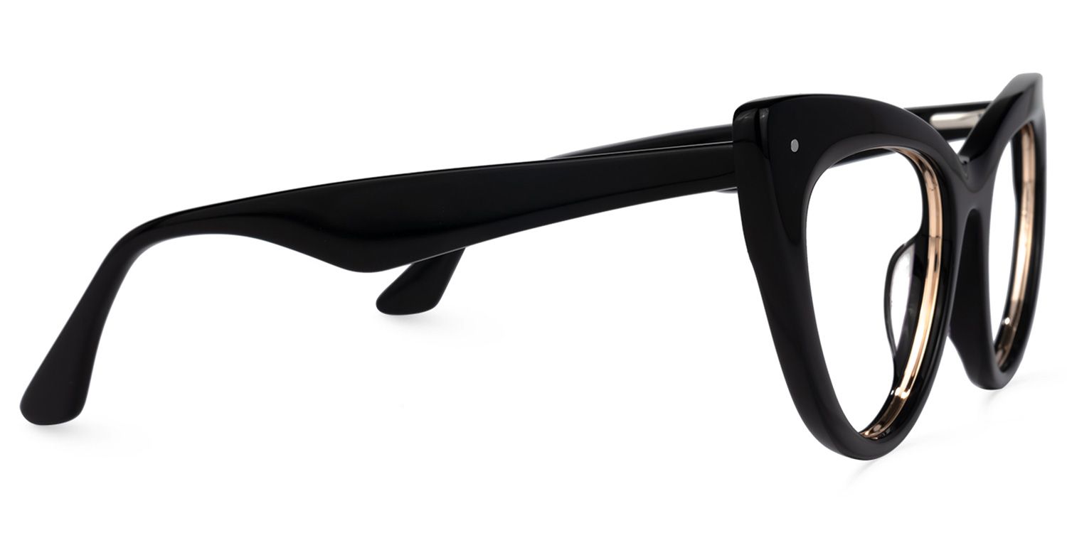 Akua - Cat Eye Black Eyeglasses product detail 4
