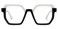 Mixon - Square Two-tone Eyeglasses | Vooglam Angle View