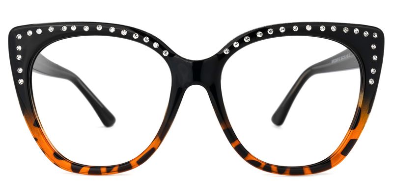 Abla - Cat Eye Black/Tortoise Eyeglasses