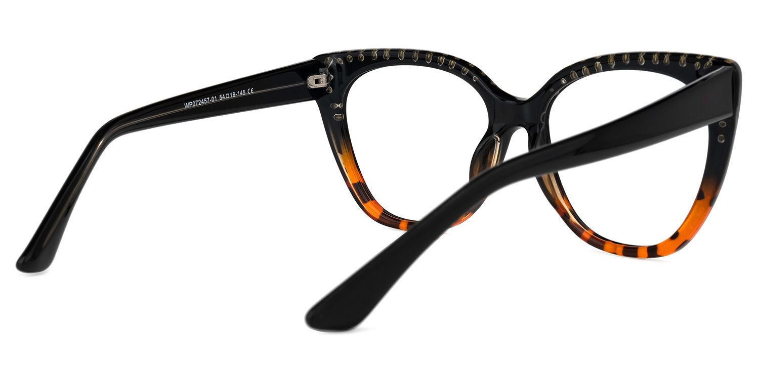 Abla - Cat Eye Black/Tortoise Eyeglasses product detail 3
