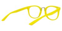 Mayela - Round Yellow Eyeglasses - 3
