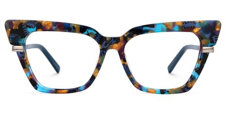 Mariana - Cat Eye Floral Eyeglasses