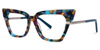 Mariana - Cat Eye Floral Eyeglasses - 2