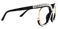 Mancha - Square White Eyeglasses | Vooglam 