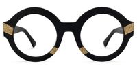 Peth - Round Black Eyeglasses