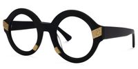 Peth - Round Black Eyeglasses - 2