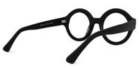 Peth - Round Black Eyeglasses - 3