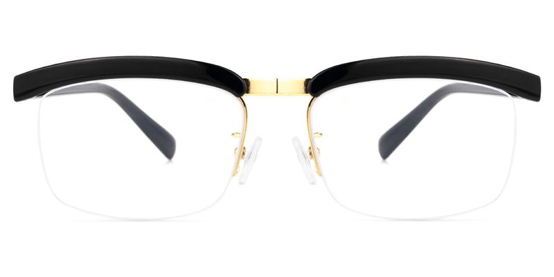 Carla - Browline Black Eyeglasses
