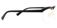 Carla - Browline Black Eyeglasses - 4