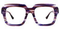 Winifred - Square Purple Eyeglasses