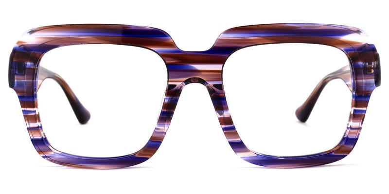 Winifred - Square Purple Eyeglasses