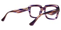 Winifred - Square Purple Eyeglasses - 3