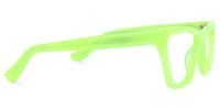 Velena - Rectangle Green Eyeglasses - 4