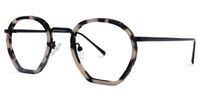 Deon - Geometric Tortoise Eyeglasses - 2