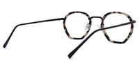 Geometric Tortoise Eyeglasses | Vooglam.com Side View
