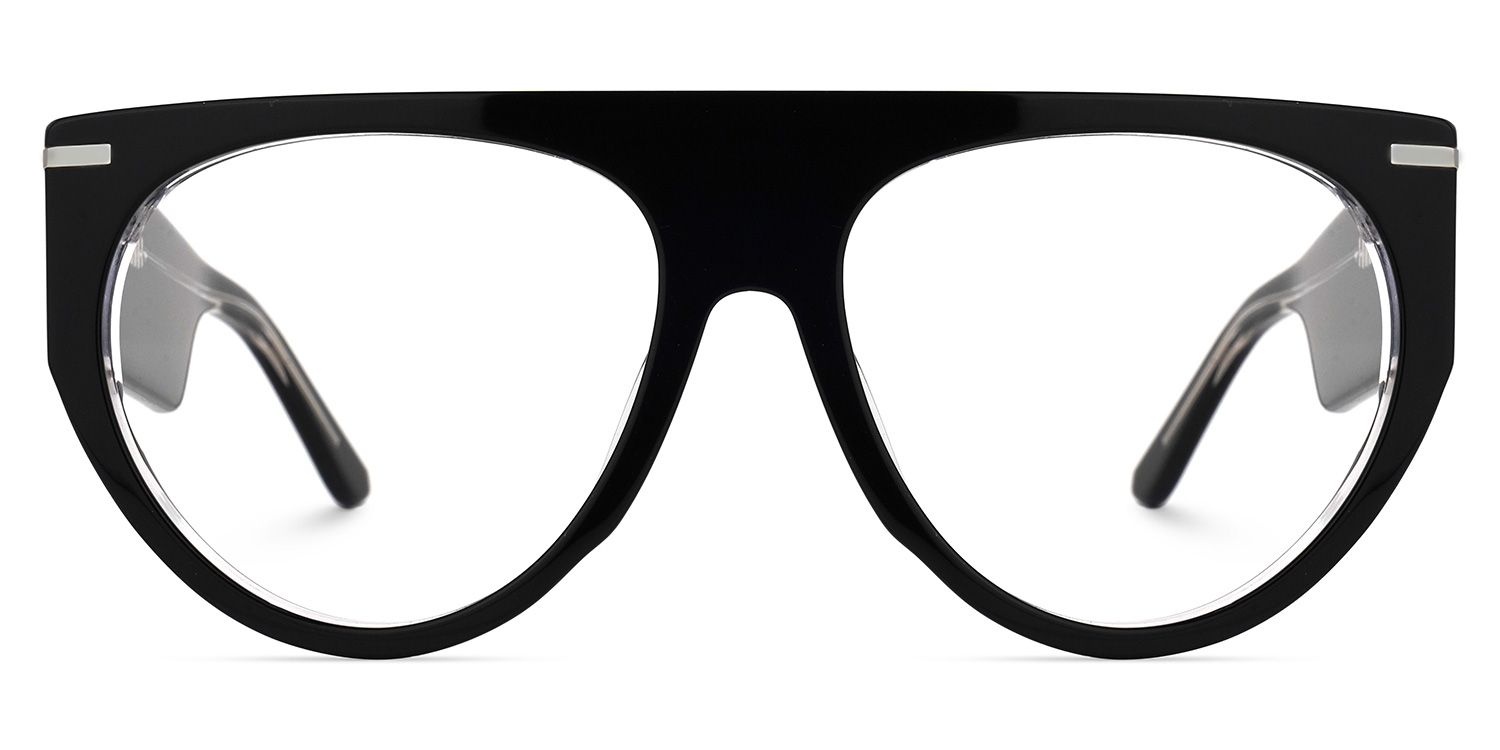 Beltran - Aviator Black Eyeglasses product detail 2