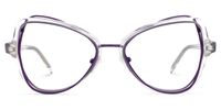 Souza - Geometric Purple Eyeglasses