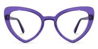Morris - Geometric Purple Eyeglasses