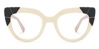 Cummings - Cat Eye White Eyeglasses