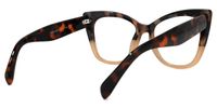 Mathews - Cat Eye Brown Eyeglasses | Vooglam Side View