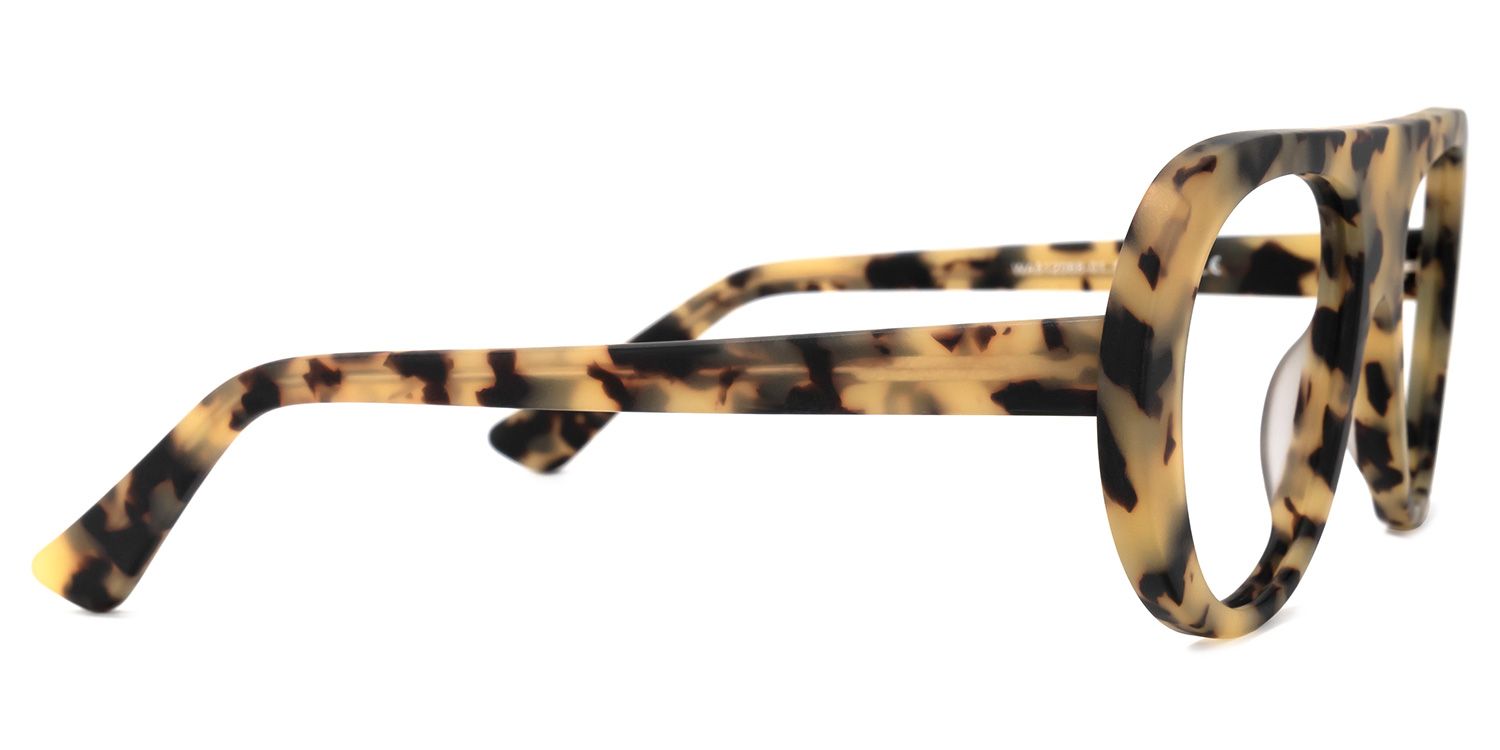 Hampton - Aviator Tortoise Eyeglasses - 4