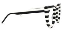 Marisa - Cat Eye White/Black Eyeglasses | Vooglam 