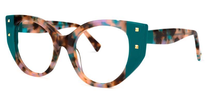 Kornegay - Cat Eye Floral Eyeglasses - 2