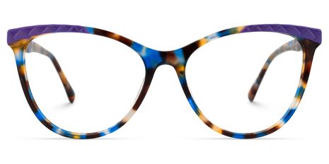 Metcalf - Cat Eye Blue/Tortoise Eyeglasses