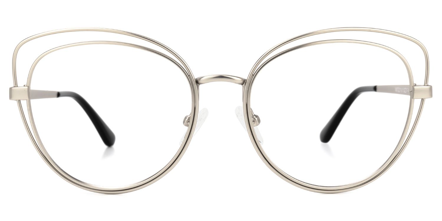 Thomas - Cat Eye Silver Eyeglasses product detail 2