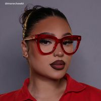 Judith - Butterfly Red Eyeglasses - 8