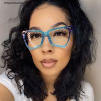 Mermaid - Blue Glitter Eyeglasses - 9