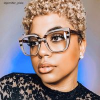 Sargent - Square Mauve Eyeglasses - 10