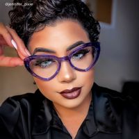Morris - Geometric Purple Eyeglasses - 6