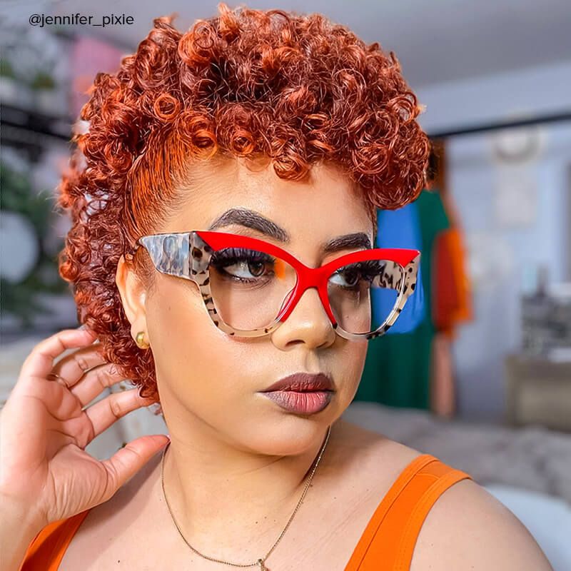 Tovar - Square Red Eyeglasses - 7