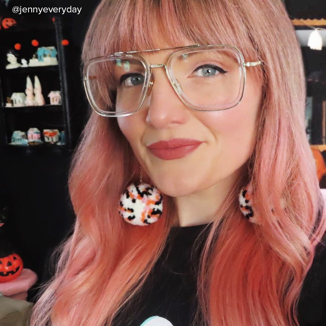 Alvira - Aviator Crystal/Gold Eyeglasses - 9