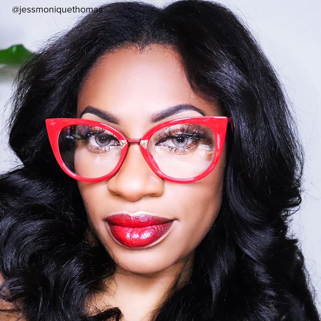 Arda - Red Cat Eye Glasses - 8
