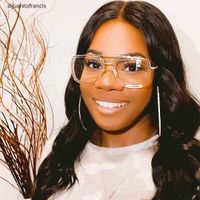 Alvira - Aviator Crystal/Gold Eyeglasses - 10