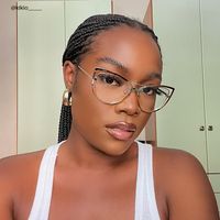 Roselyn - Cat Eye Gold Eyeglasses - 9