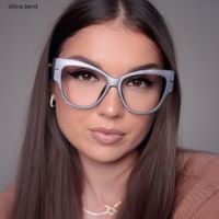 Elektra - Cat Eye Gray Eyeglasses - 7