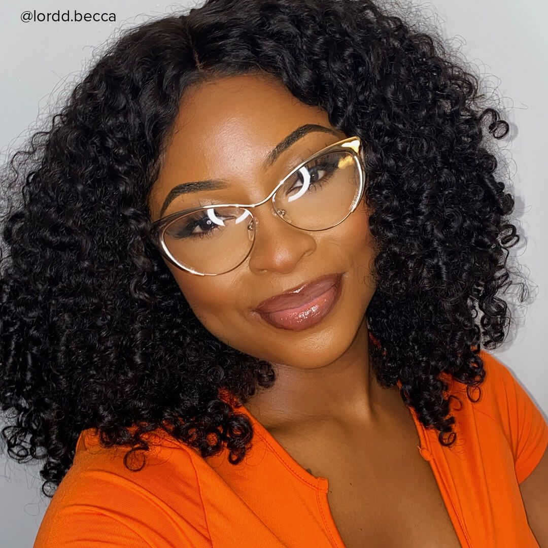 Annabelle - Cat Eye Gold Eyeglasses - 10