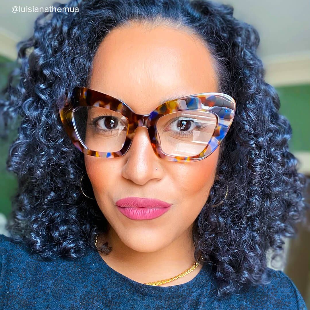 Zuzanna - Cat Eye Blue/Orange Eyeglasses - 8