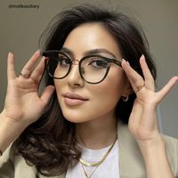 Retro - Round Dark/Green Eyeglasses - 9