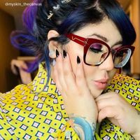 Paulina - Square Wine/Red Eyeglasses - 9