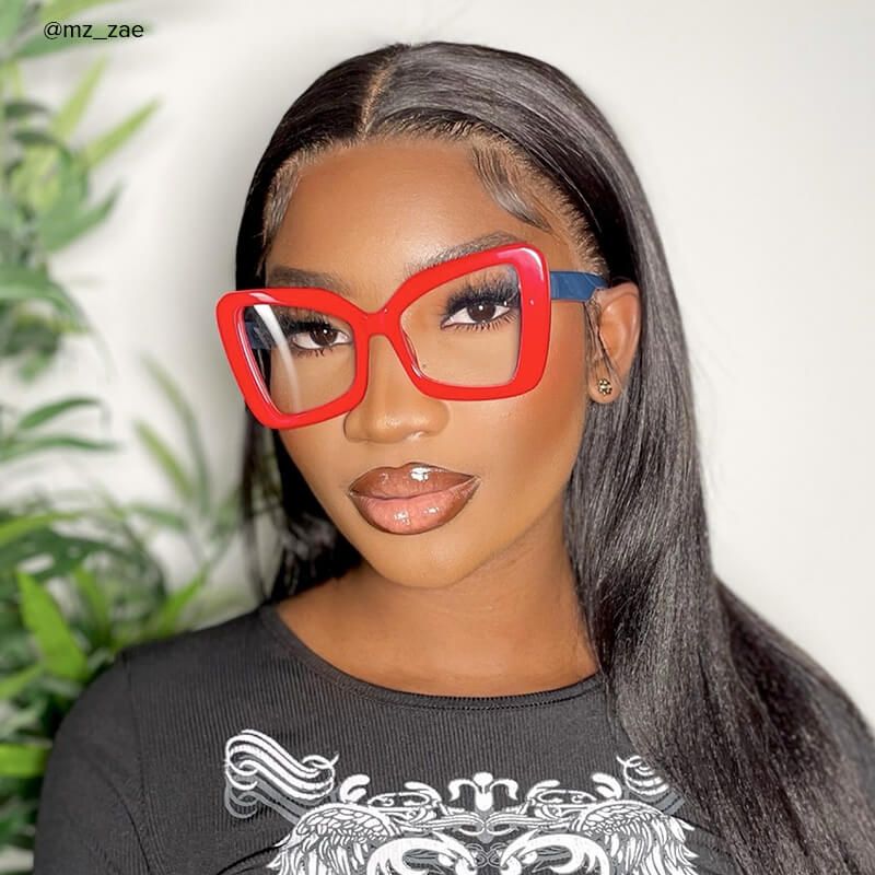 Mandi - Butterfly Red Eyeglasses - 7